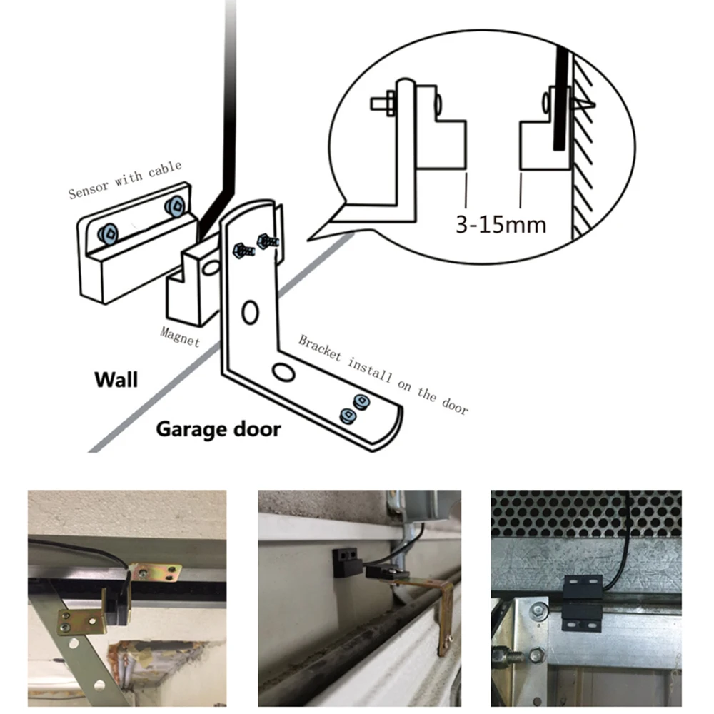 Controller intelligente per apertura porta garage, spina UE, funziona con Alexa, Echo, Google Home, SmartLife, controllo app Tuya, nessun hub richiesto - immagine 5