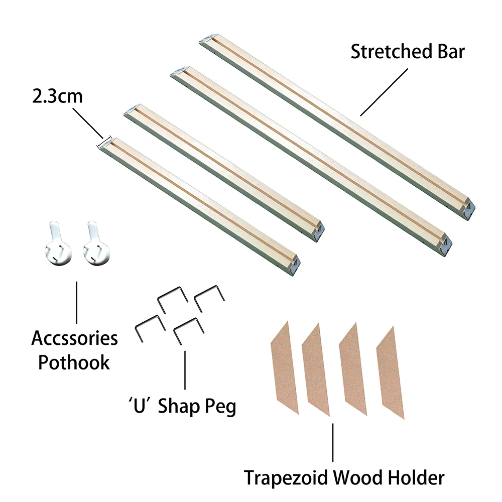 사진 프레임DIY 단단한 나무 그림 프레임 사진 프레임 나무 사용자 정의 가능, 공예 광고, 그림, 프레임만, 캔버스 없음