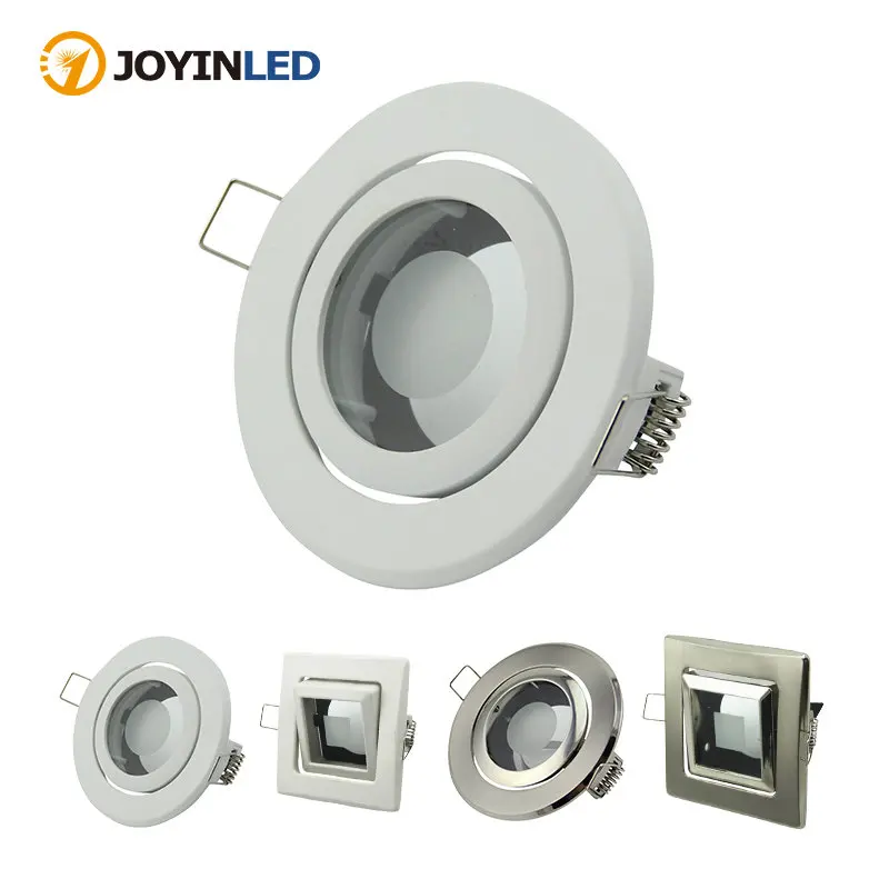 

Free Shipping Round LED Spotlight Lamp Holder GU10/MR16 GU5.3 LED Down Lights Fitting/fixtures Lamp Holder Aluminum Alloy