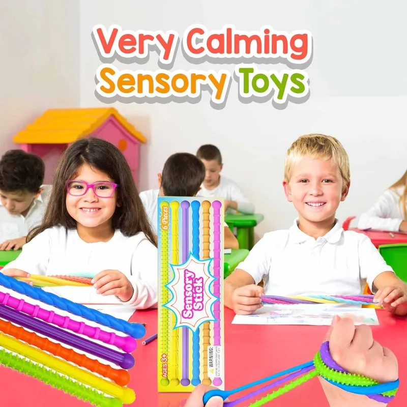 Sensory Sticks Textured Calming Toys for Anxiety Relief and Relaxation