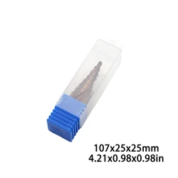 M35 Cobalt Spiral Step Drill Bit - Hexagonal Pagoda Hole Opener - Hexagonal (4 - 20mm)