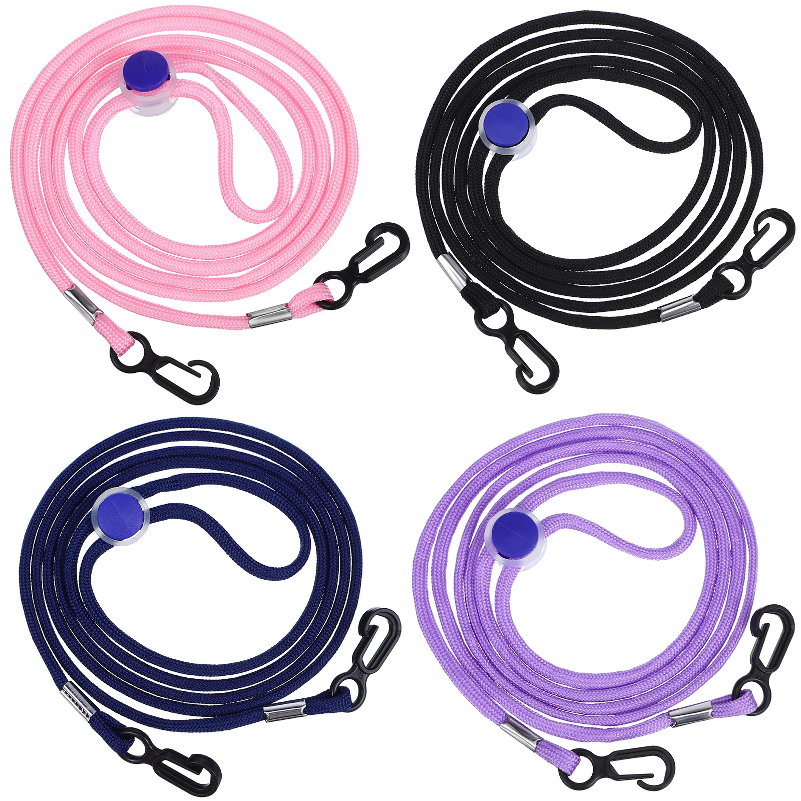 4pcs Anti-lost Gloves Straps Adjustable Winter Gloves Hanger Rope Skating Mittens Strings Neck Hanger Ropes multiuse Rope
