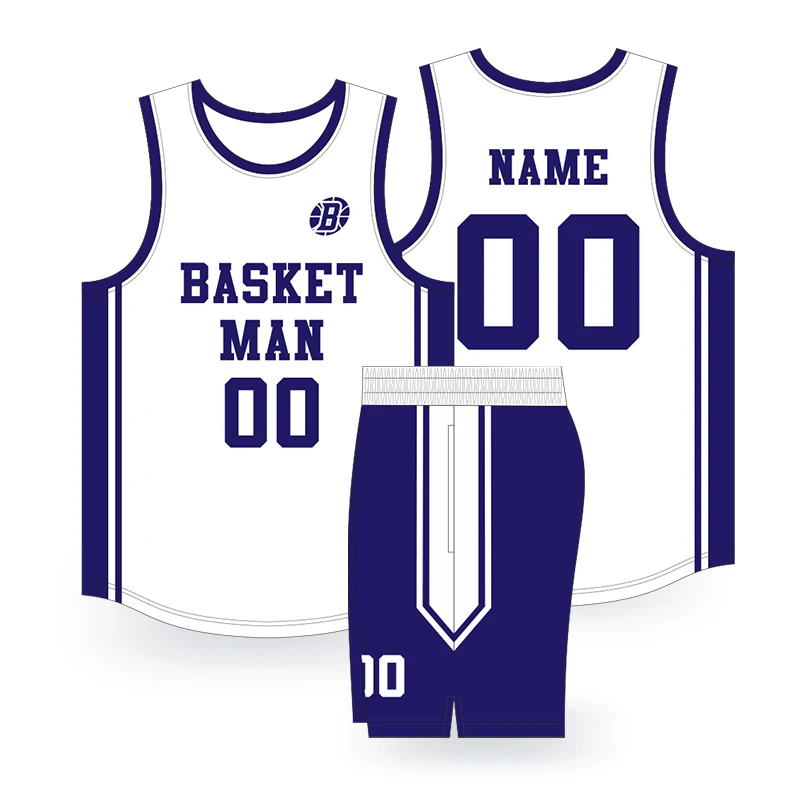 

BASKETMAN Customizable Basketball Sets Hot Press Printed Name Number Logo Jerseys Shorts Uniforms Quickly Dry Fitness Tracksuits