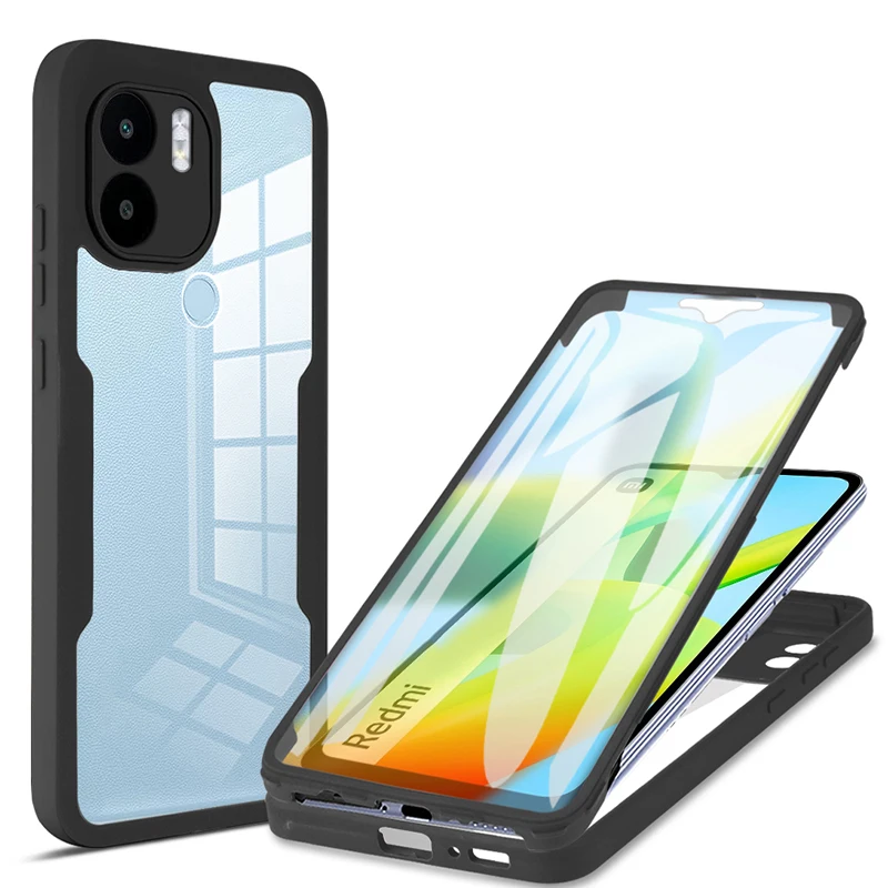 360 Full Body Transparent Phone Case and Screen Protector