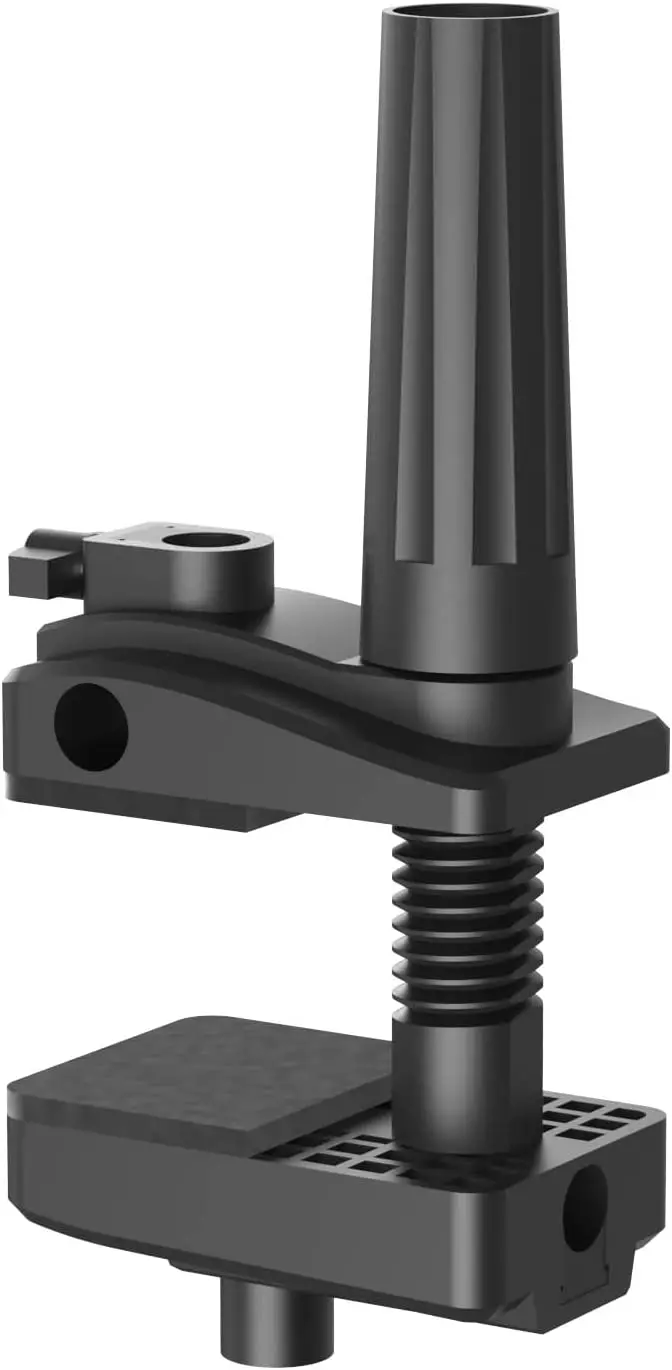3 inch Bed Clamp Mount Replacement for Gooseneck Lazy Phone Arm, Desk Clamp Holder for Mic Boom Scissor Arm