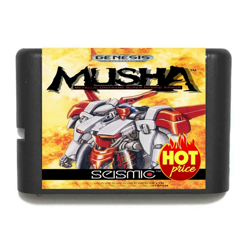 SEGA Mega Drive Génesis Musha Aleste MD Jeu Vidéo Importé Du Japon D