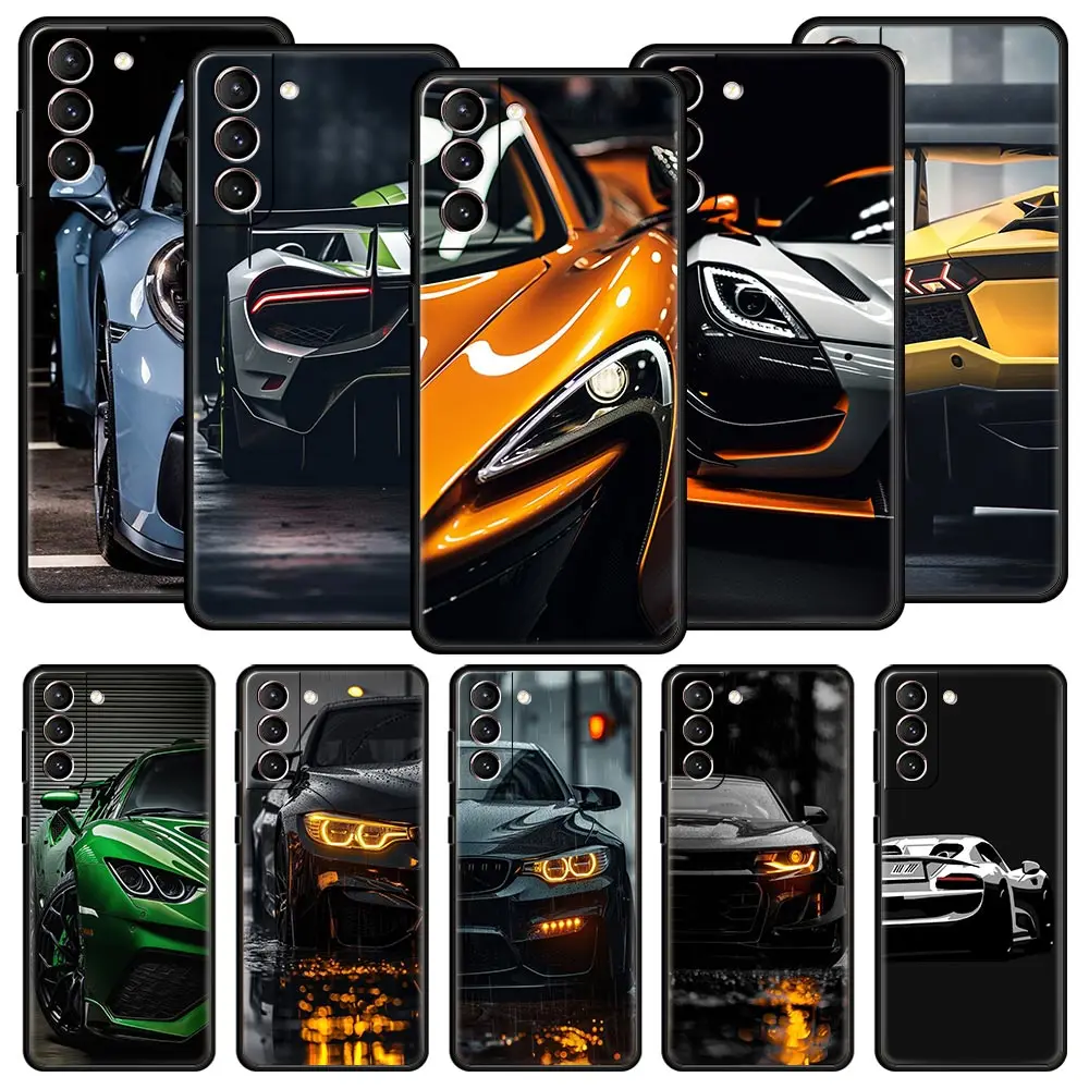 Super Car Sport Soft Black Phone Case