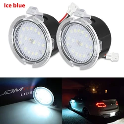 LED Side Mirror Puddle Light Lamp - 2 Pack (Ice Blue)