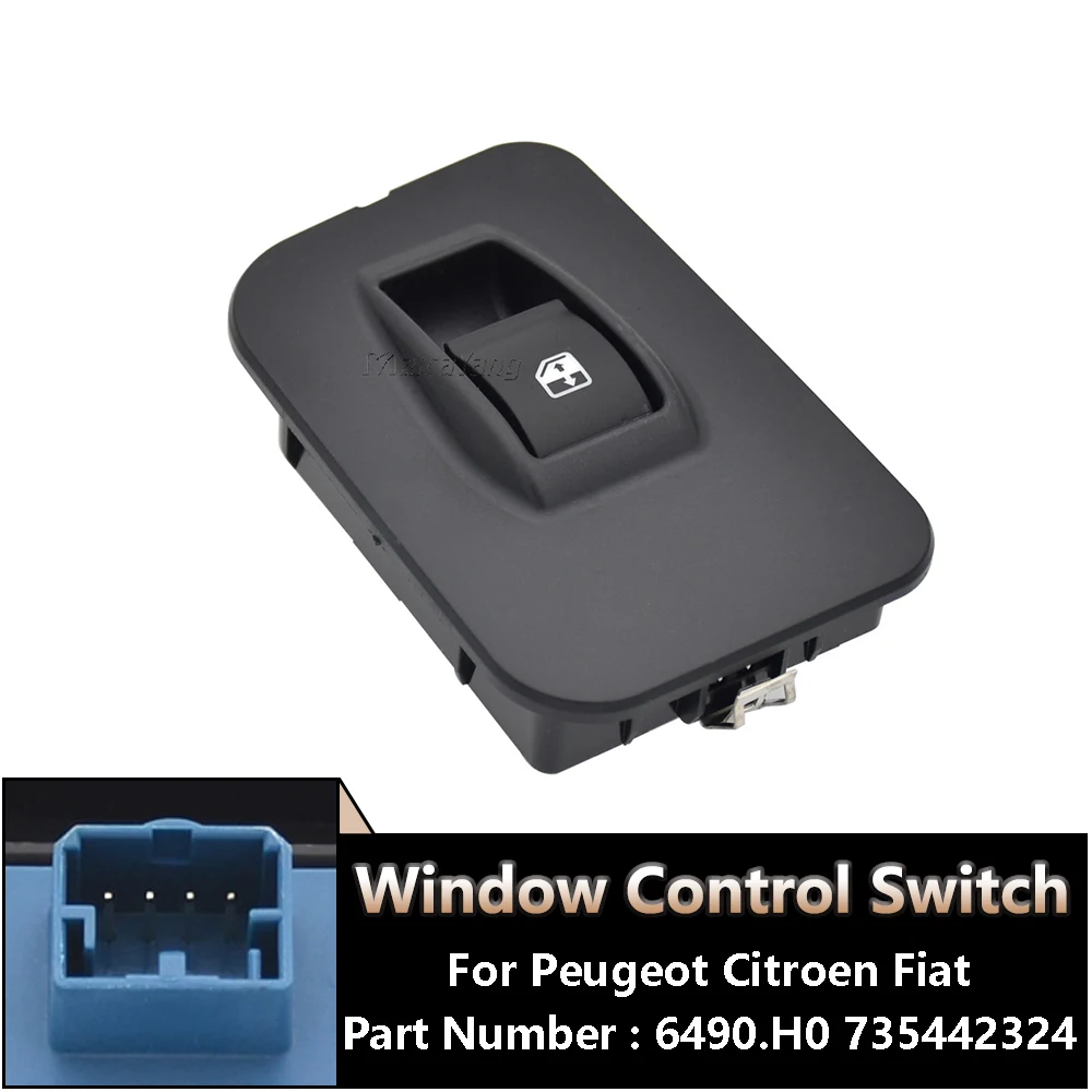 Nuovo Di Alta Qualità 6490.H0 6490 H0 735461282 735442324 Per Citroen Nemo Peugeot Bipper Interruttore Di Controllo Alzacristalli Elettrico Per Auto