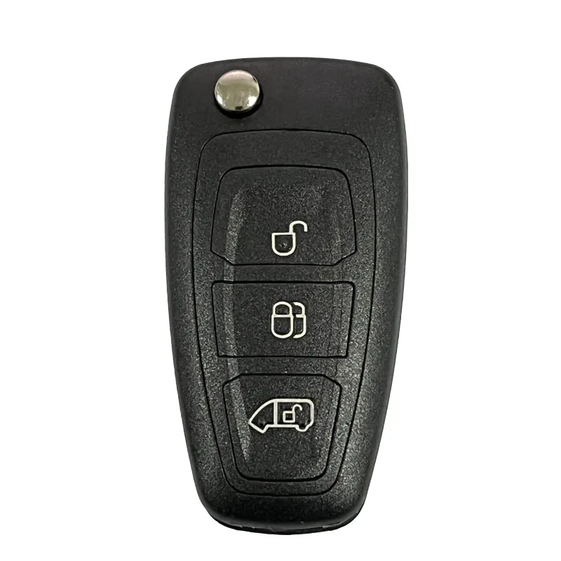 Key Case Car Key Shell Key Cover Folding Car Key Shell Fob Cover Key Fob Replacement Flip Remote Key Shell for Ford C-Max S-Max Focus Ranger Galaxy Mondeo Transit Tourneo