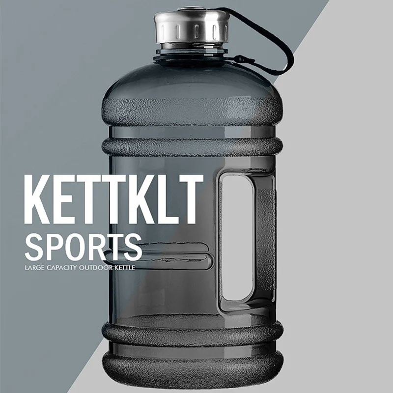 Water Bottle Sports Water Bottle Sports Bottle 2L Large Capacity Water Bottle Sports Fitness Training Beverage Bottle Handle Outdoor Sports Drinking