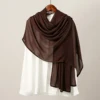106721-40fc9b.jpg Nouveau grande taille solide rayonne Modal Hijab écharpe femmes musulman foulard enveloppes châle Femme Musulman bandeau islamique Turban 190*85 cm