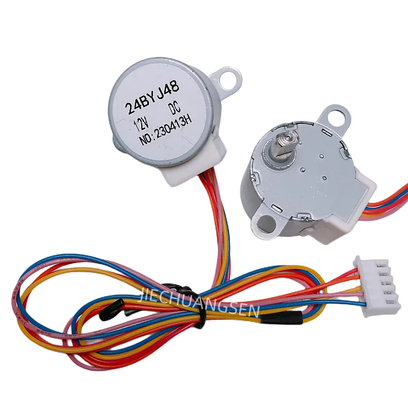 Moteur Pas à Pas 24BYJ48 8V CC - 4 Phases, 4 Fils | Pour Onduleur, Générateur, Climatisation DIY