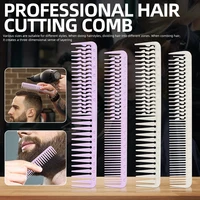 Peigne de barbier ultra-léger à double densité de 13 g, outil flexible résistant à la chaleur pour la coupe de cheveux et l'entretien de la barbe 1