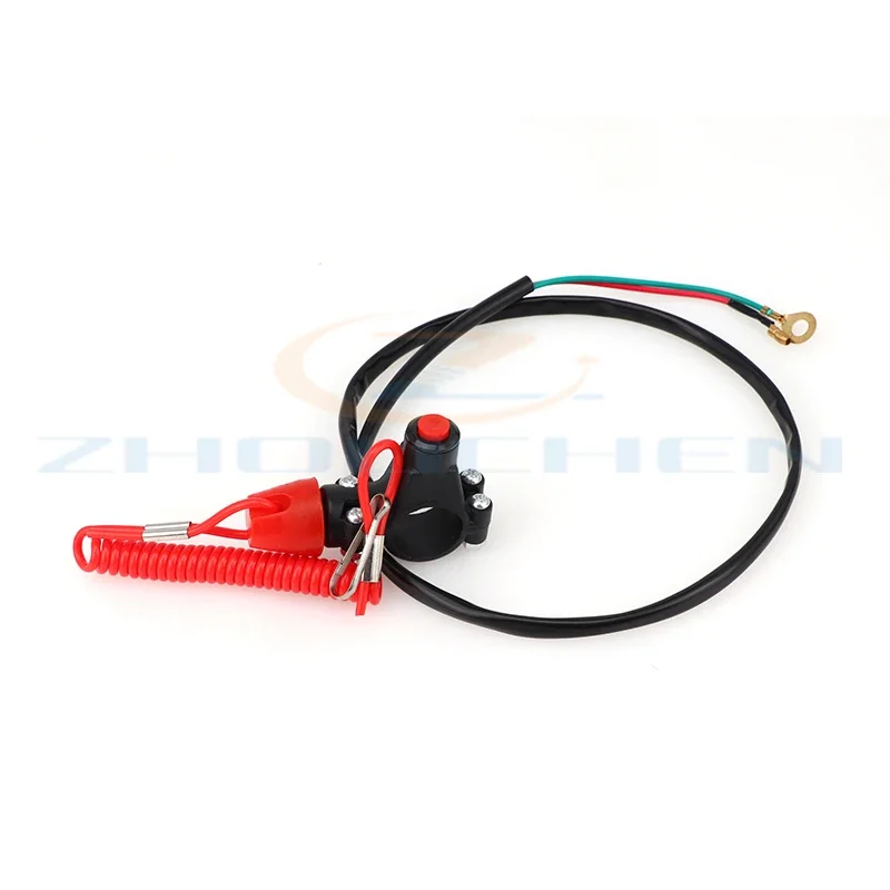 Safety Stop Kill Switch Push Button for 2-Stroke Mini Moto and ATV Accessories