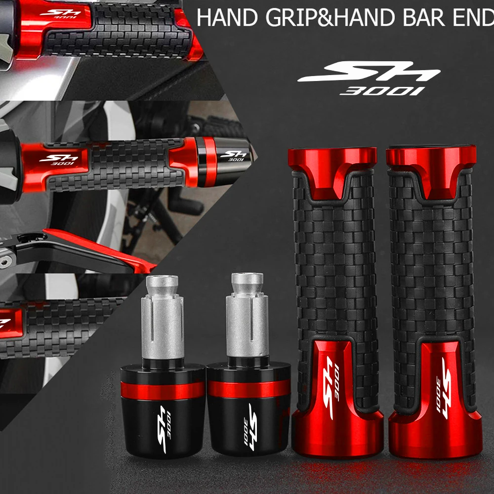 

2023 2024 FOR HONDA SH300i SH 300 i 2013-2019 2020 2021 Motorcycle 7/8'' 22mm Handlebar Grips Ends Handle Bar Cap Grip End Plugs