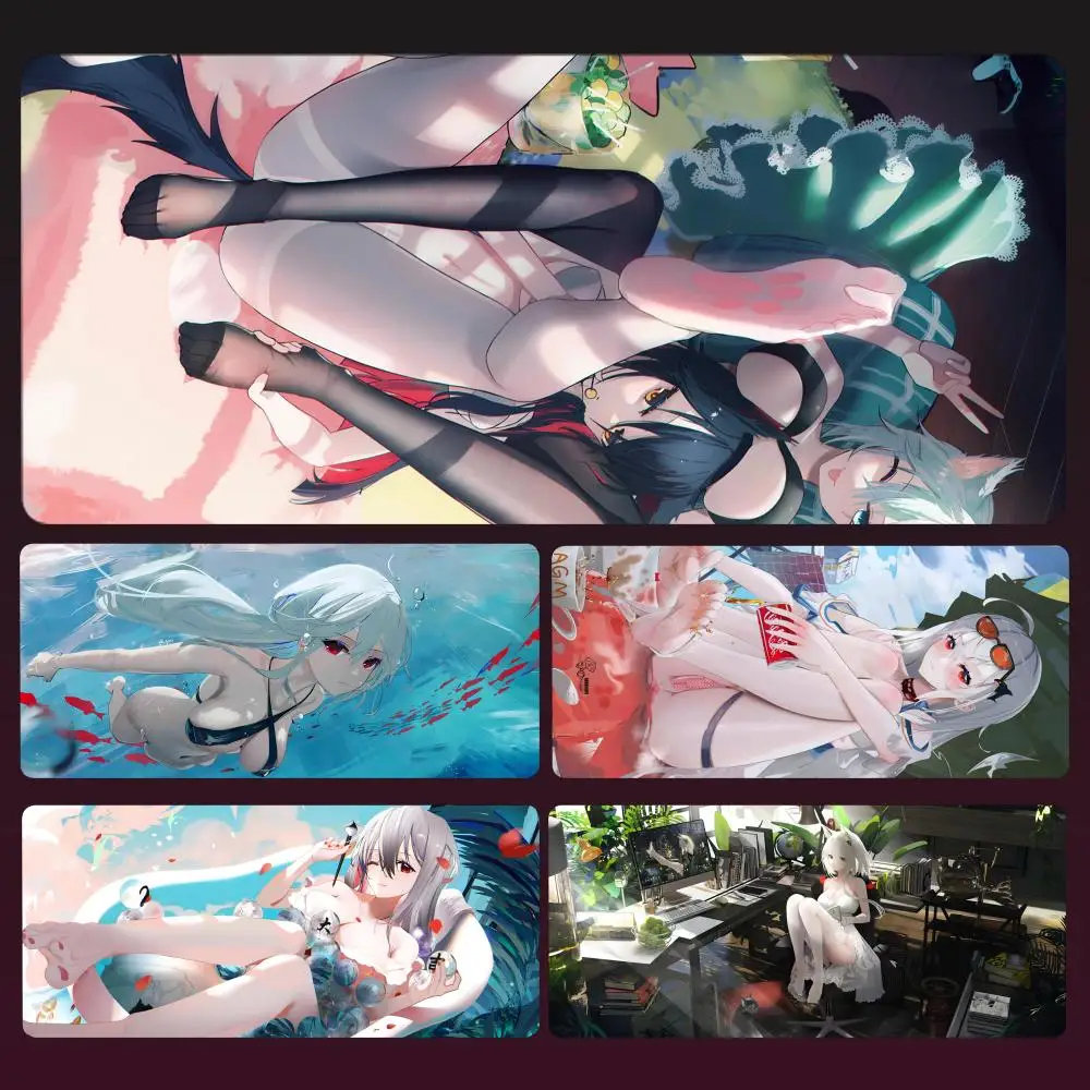 

Anime Arknights Mousepad Anime Mouse Pad Gamer XL Computer HD Home Mousepad XXL Mouse Mat Non-Slip