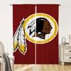 Kitchen Curtains for Living Room 2 Pieces Blackout Curtains Door Curtain W-washington C-commanders Bedroom Decoration Partition 1