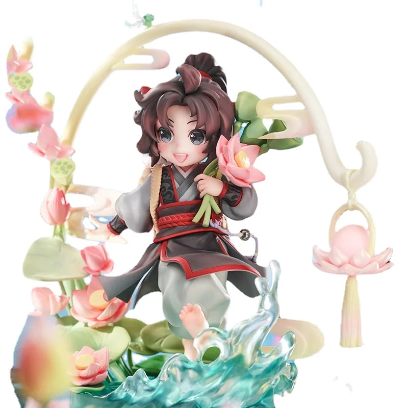 

Фигурка аниме оригинальная Mo Dao Zu Shi Wei Wuxian Lan Wangji 1/8 модель куклы экшн-фигурки Q версия Декор Коллекционная детская игрушка подарок