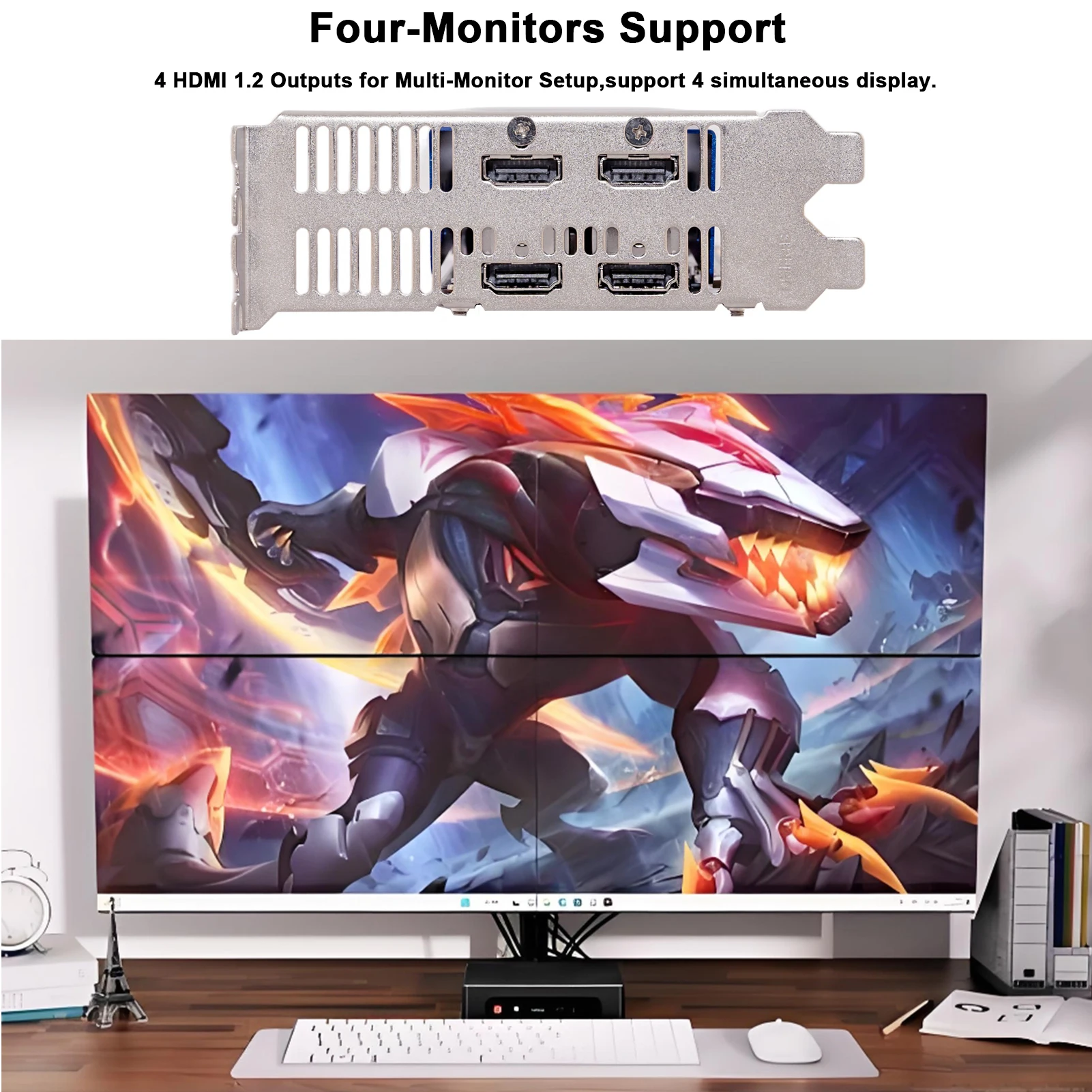 SONGREY GTX 750 750TI 2GB 4GB 4HDMI Multi Monitor Graphics
