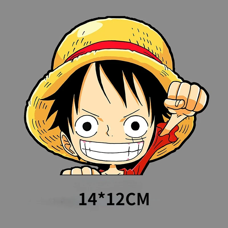 Adesivo Desenho Luffy One Piece - Luffy Resinado