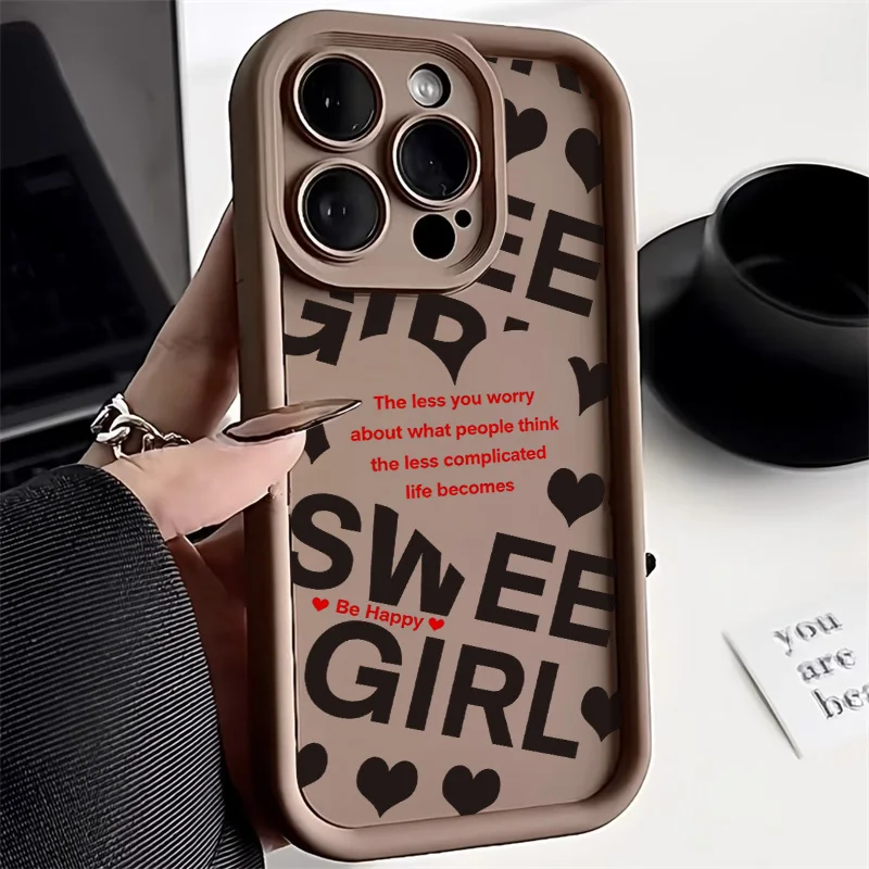 รูปสินค้า เคสซิลิโคนลายหัวใจ ปกป้องมือถือ