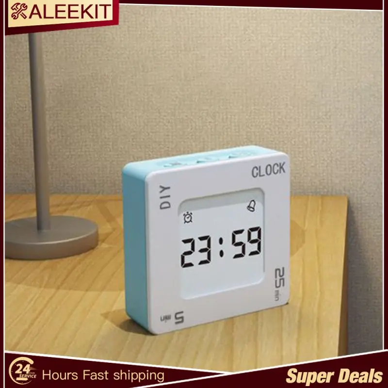 

Управление временем, креативный квадратный будильник Pomodoro, будильник с вибрацией, мигающей подсветкой, таймер, напоминание для студентов