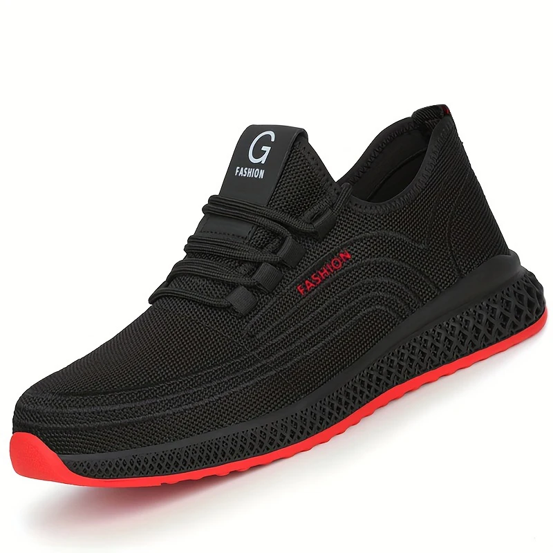 Men's Indestructible Steel Toe Safety Sneakers for Mining and Construction