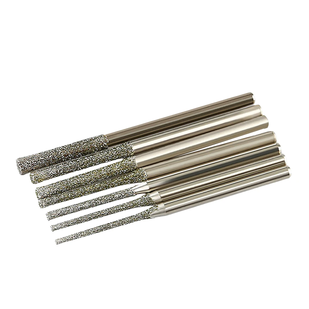 Bohren von Schmuck, Bohren von Glas, diamantbeschichtete Bohrer, Schmuckbohrer, 1,0 mm Kopfdurchmesser, 1,2 mm Kopfdurchmesser – Detail 2