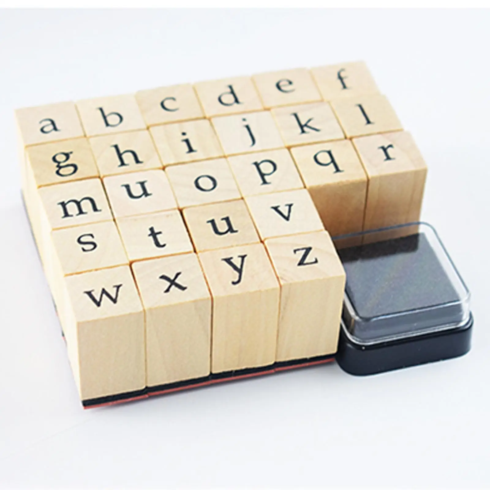 1 Set Wooden Rubber Stamps Stationery Symbol Stamp Mini Stamps Alphabet  Letter Stamp for Planner Kids Painting Crafting Writing - AliExpress