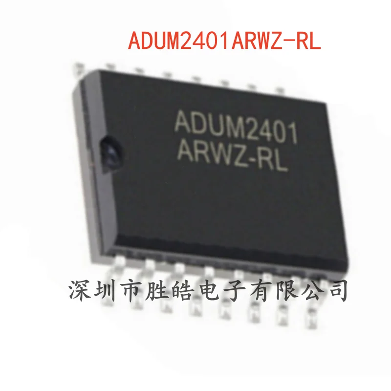

(2PCS) NEW ADUM2401ARWZ-RL Four-Channel Digital Isolator Chip SOIC-16 ADUM2401ARWZ Integrated Circuit