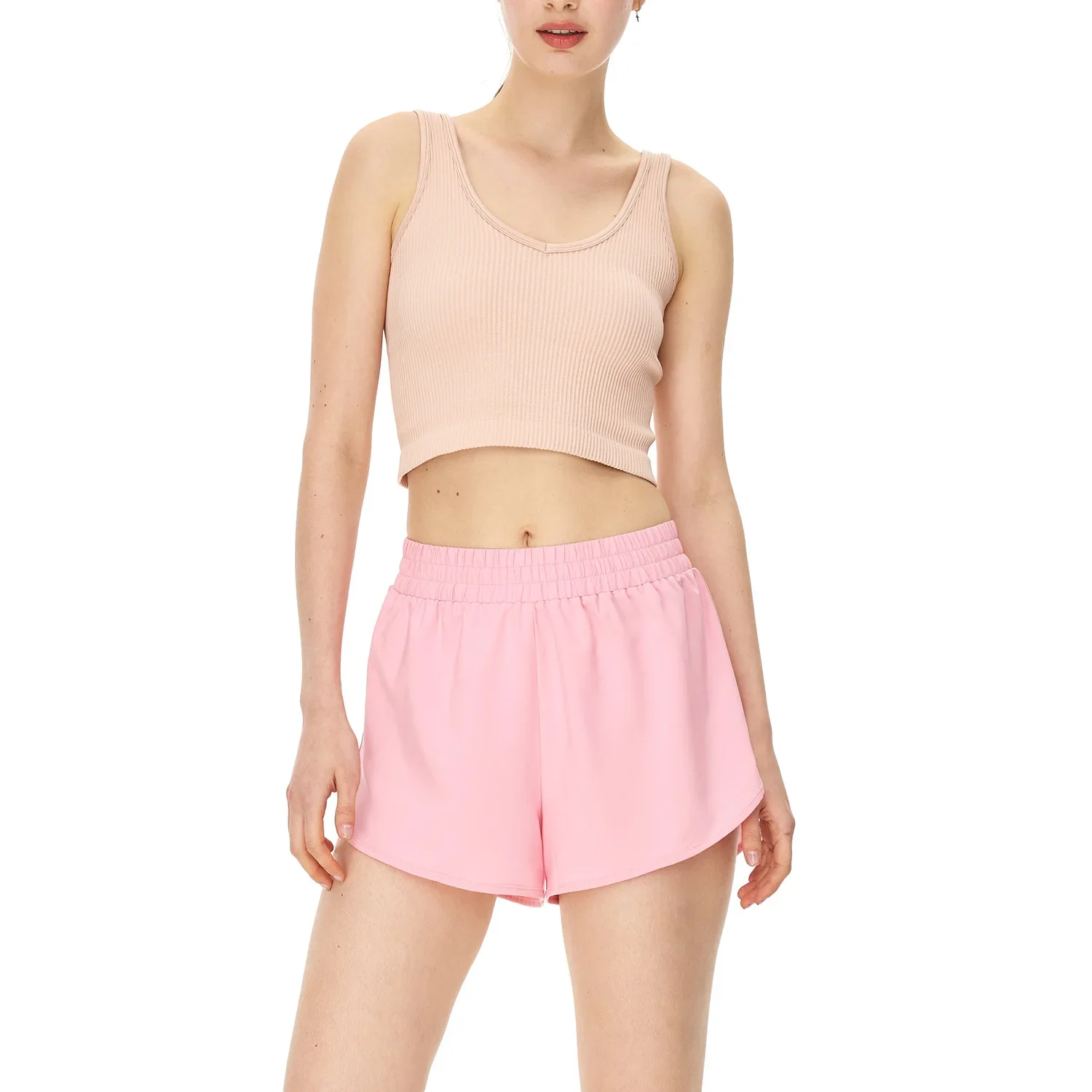 Women's Training Shorts with Comfortable and Breathable Women's Sports Shorts with Drawstring for Training and Yoga