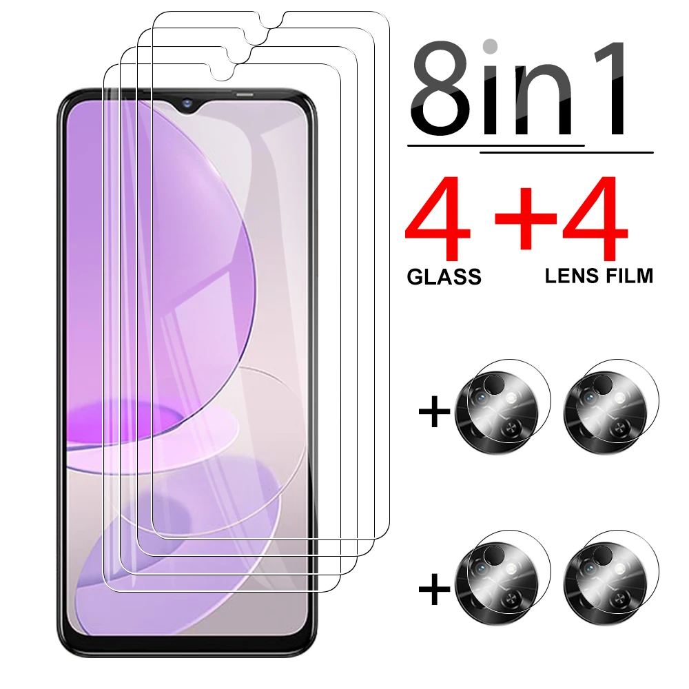 

Защита экрана от царапин 8 в 1 для itel S23 2023 полное покрытие закаленное стекло itels 23 23s 23 пленка для объектива камеры 6,6 дюйма