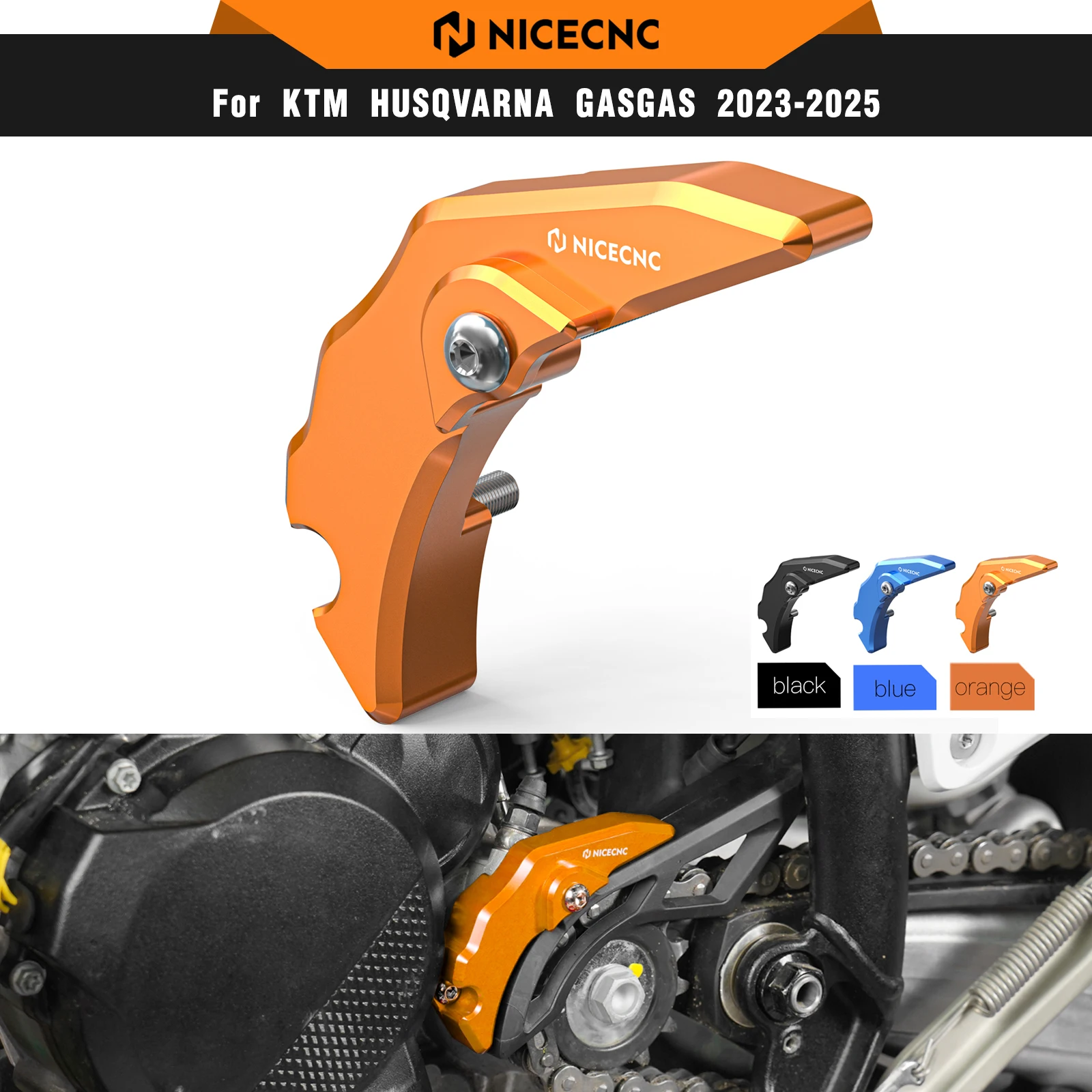 NICECNC Für KTM EXC 300 XCW 250 SX 250 2024 2025 Kupplungsnehmerzylinderabdeckung Für Husqvarna TE 300 TE 250 GasGas EC 300 EC 250