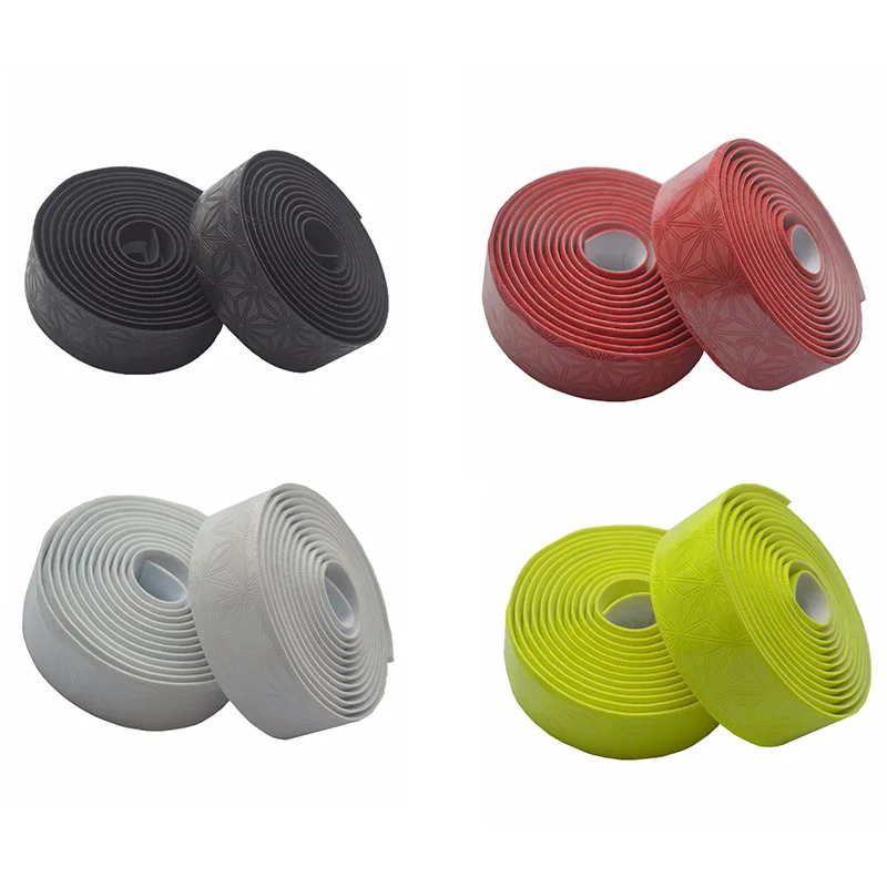 

New 3Mm Anti-Slip Road Bicycle Handlebar Tape Cycling Handle Belt Bike Grips Mtb Cork Bar Tapes Pu Belt Straps Bike Accessories