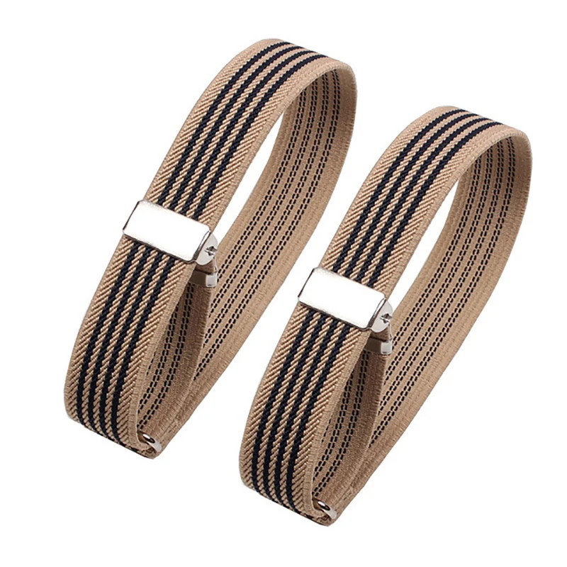 1 זוג אופנה מתכווננת אלסטי חולצת רצועה שרוול נשים גברים גברים זרוע האזיקים להקות עבור בגדי חתונה מפלגה