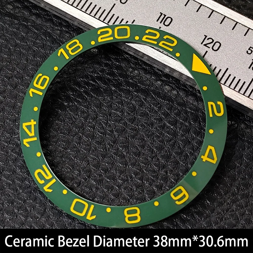 Elegant 38mm Ceramic Bezel Insert