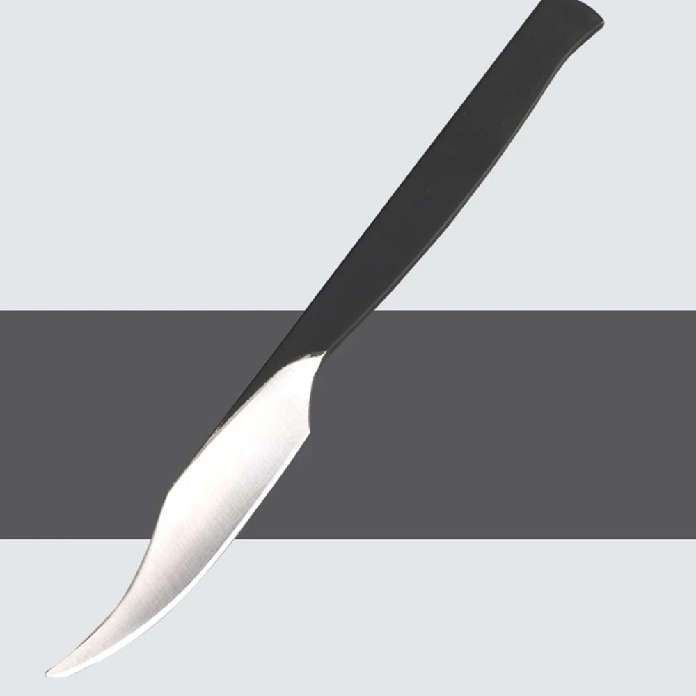16cm Stainless Steel Cutting Knife Leather Craft Practical Cutting Carving Tool DIY Leather Tool Belt Storage Bag 1Pcs leather tool cutting knife art knife leather working tools craft cutting tool leather cutting tool leather skiving knife leather cutting knife craft cutting blade
