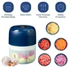 Wireless Electric Mini Garlic Press 250ml Auxiliary Food Cooking Machine Small Ha Household Kitchen Tools Meat Grinder Pepper 1
