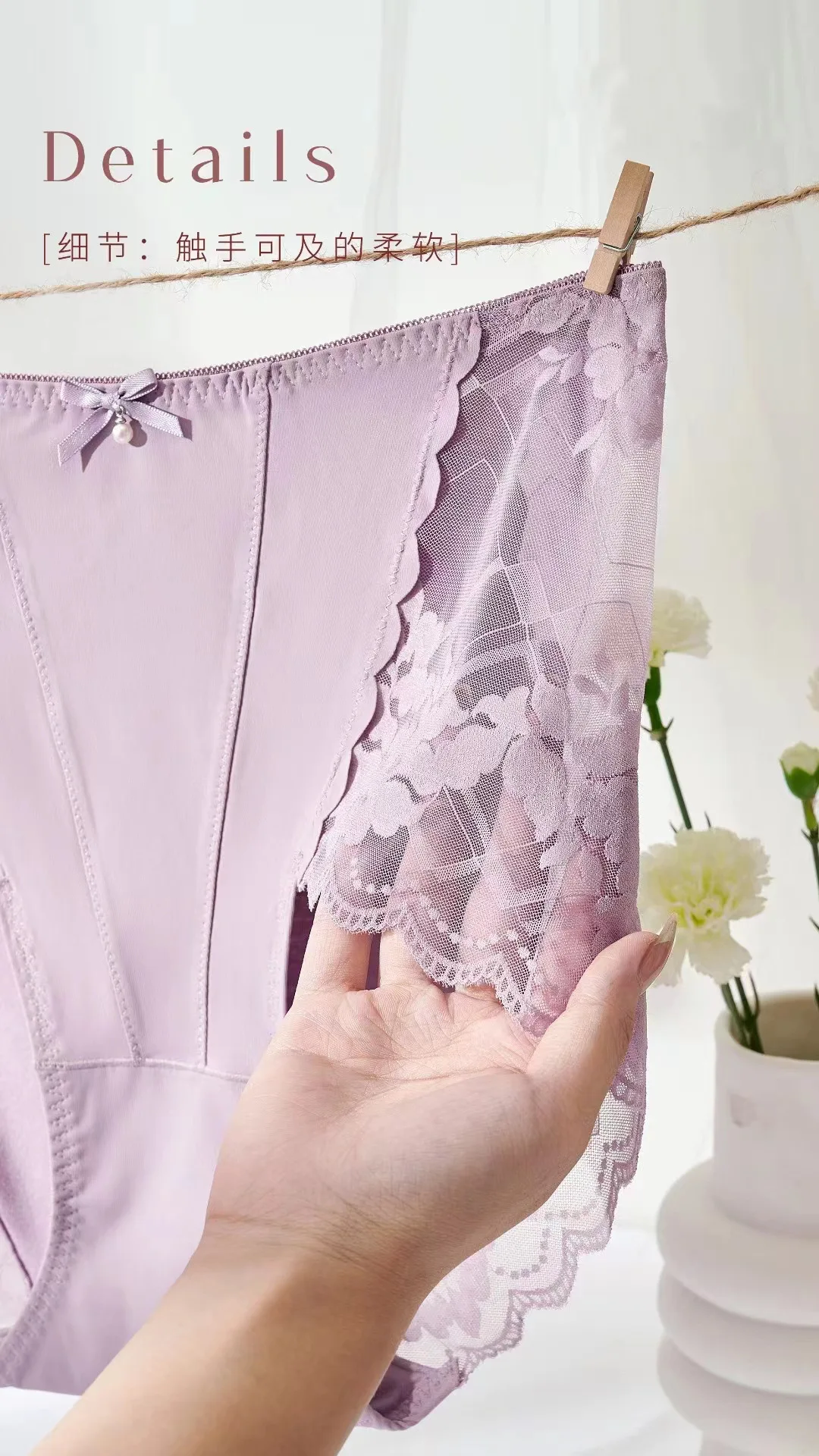 New Plus Size Lace Panties High Waist Modal Underwear for Women 60-105kg Summer Thin Sexy