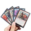 60pc/bag Cute Girl Standard Size Holographic Card Outer Foil Sleeves Protector PKM/MGT Trading Card Rainbow Laser Cover 67x92mm 6