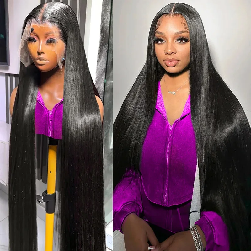 Straight Human Hair Wigs For Woman 13x6 HD Lace Frontal Human Hair Wig Pre Plucked Glueless Straight Lace Wigs Clearance Sale 2