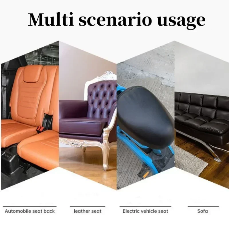 천공 자가 접착 가죽 수리 스티커 패치, 카시트 소파 홈 리노베이션 패치, 인조 가죽