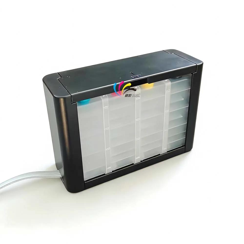 100mL 4색 유니버사 외부 잉크병, 3챔버 정압 비역류 설계, DIY 연속 잉크 공급 시스템