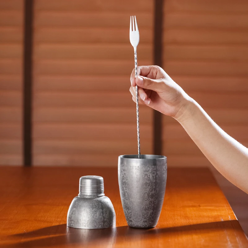 Fine Thread Bartender Bar Spoon/Cocktail stirrer Bar bartender stirring spoon 35cm
