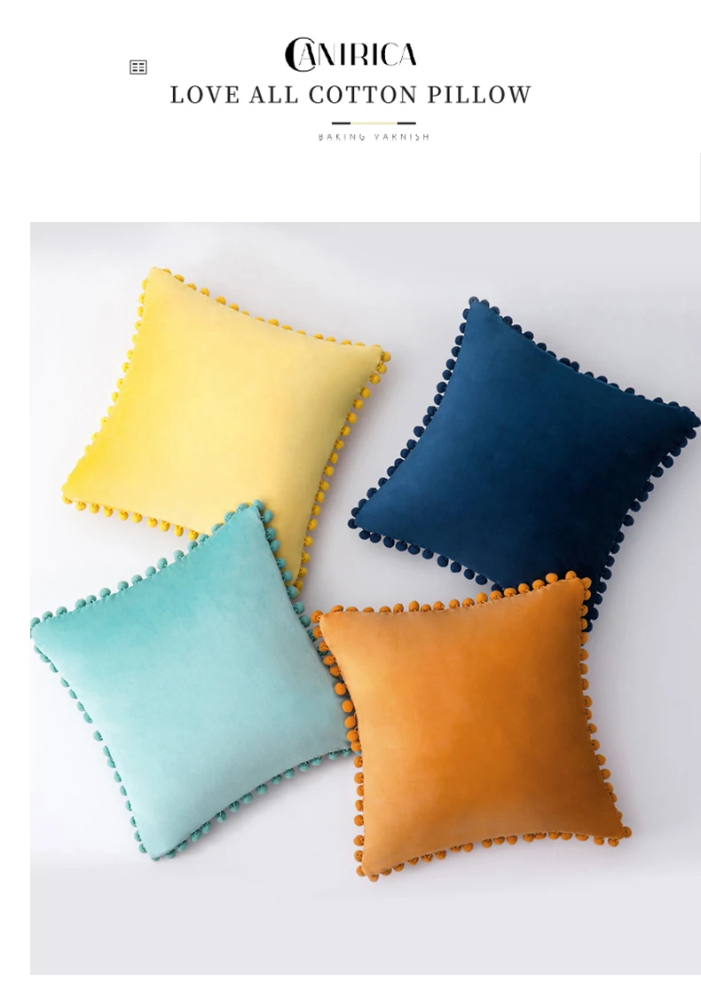 Velvet Cushion Cover Image 4