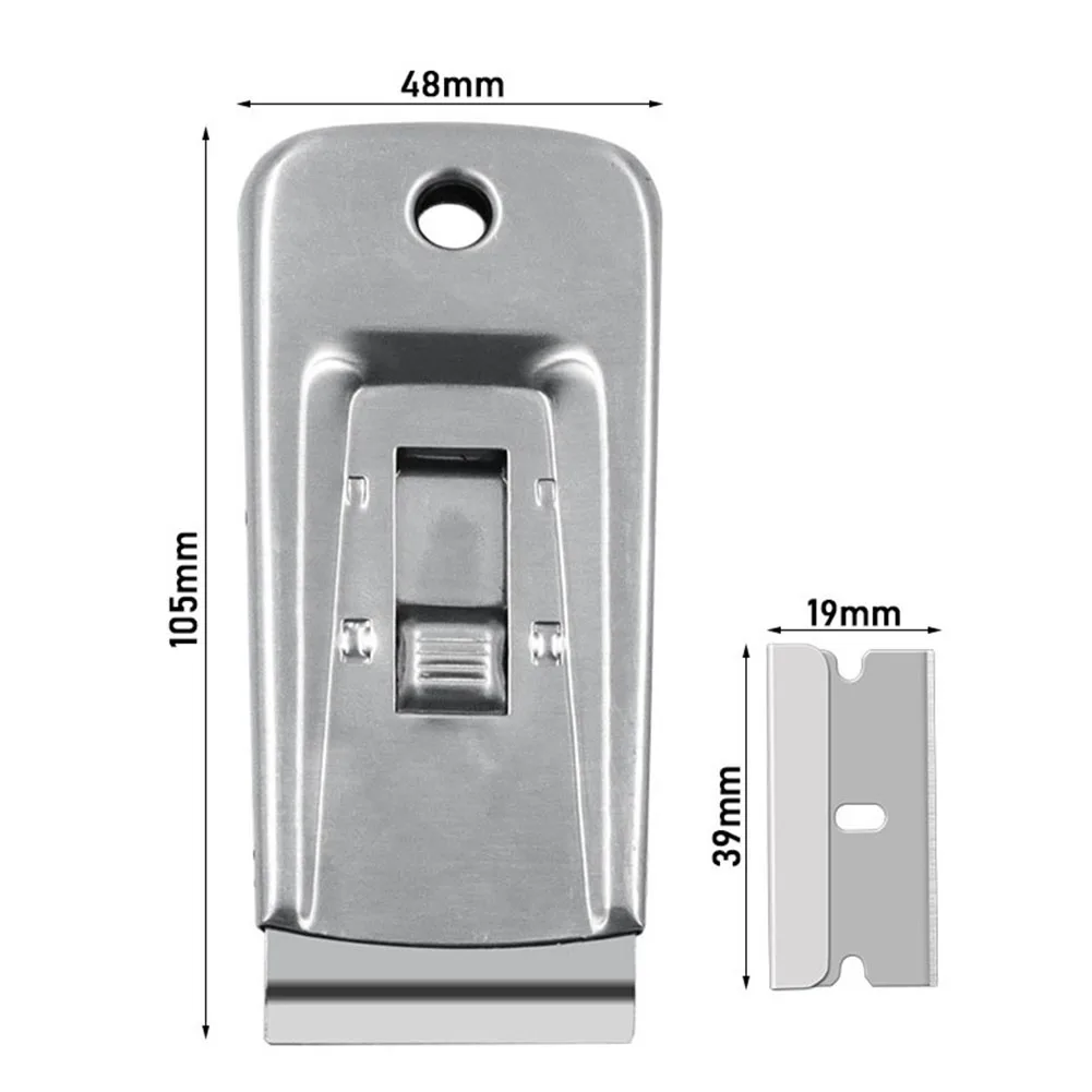 Cleaning scraper glass scraper scraper tool scraper cleaner 1pc Glass Ceramic Hob Scraper Cleaner Remover For Cleaning Oven Cooker Tools Utility Stainless Steel Blade