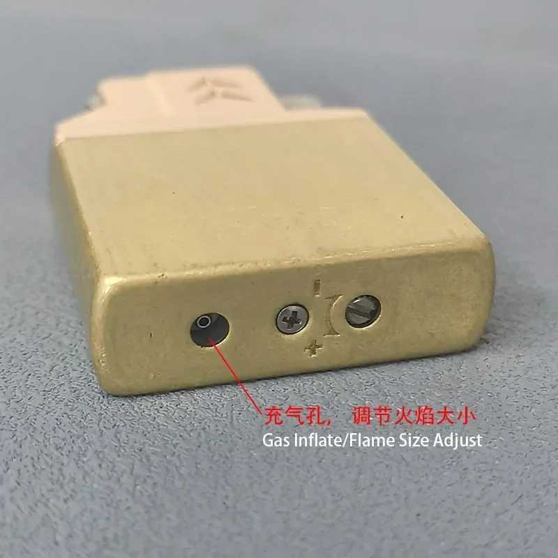 NEW Double Fire Switch Butane Lighter Brass Windproof Movement Gas Inflate Inner Insert Conventional ZP Replace Accessories 5
