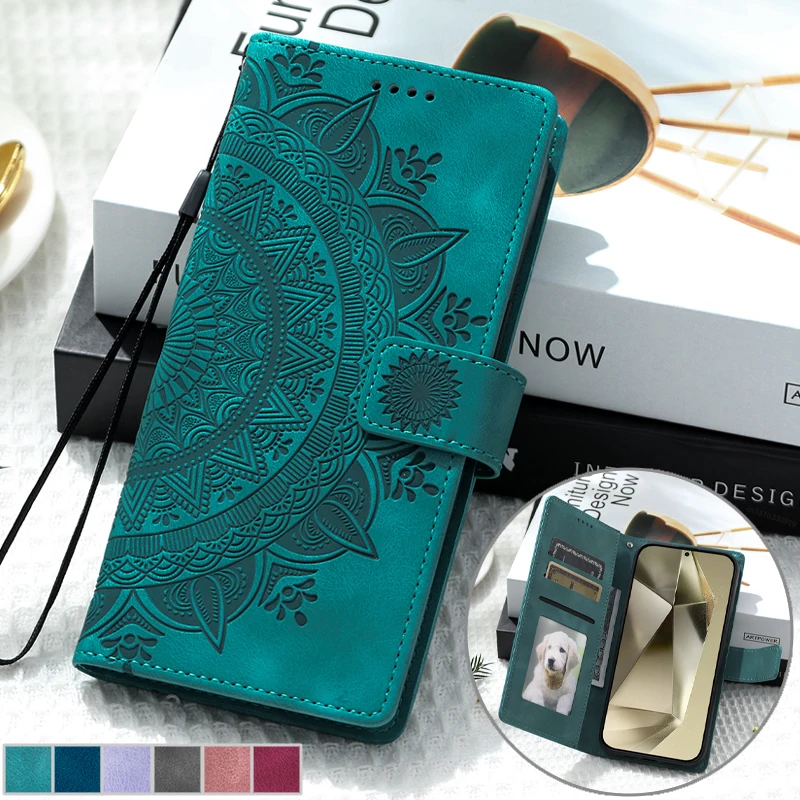 Premium Flip PU Leather Wallet Phone Case with Card Holder Cover