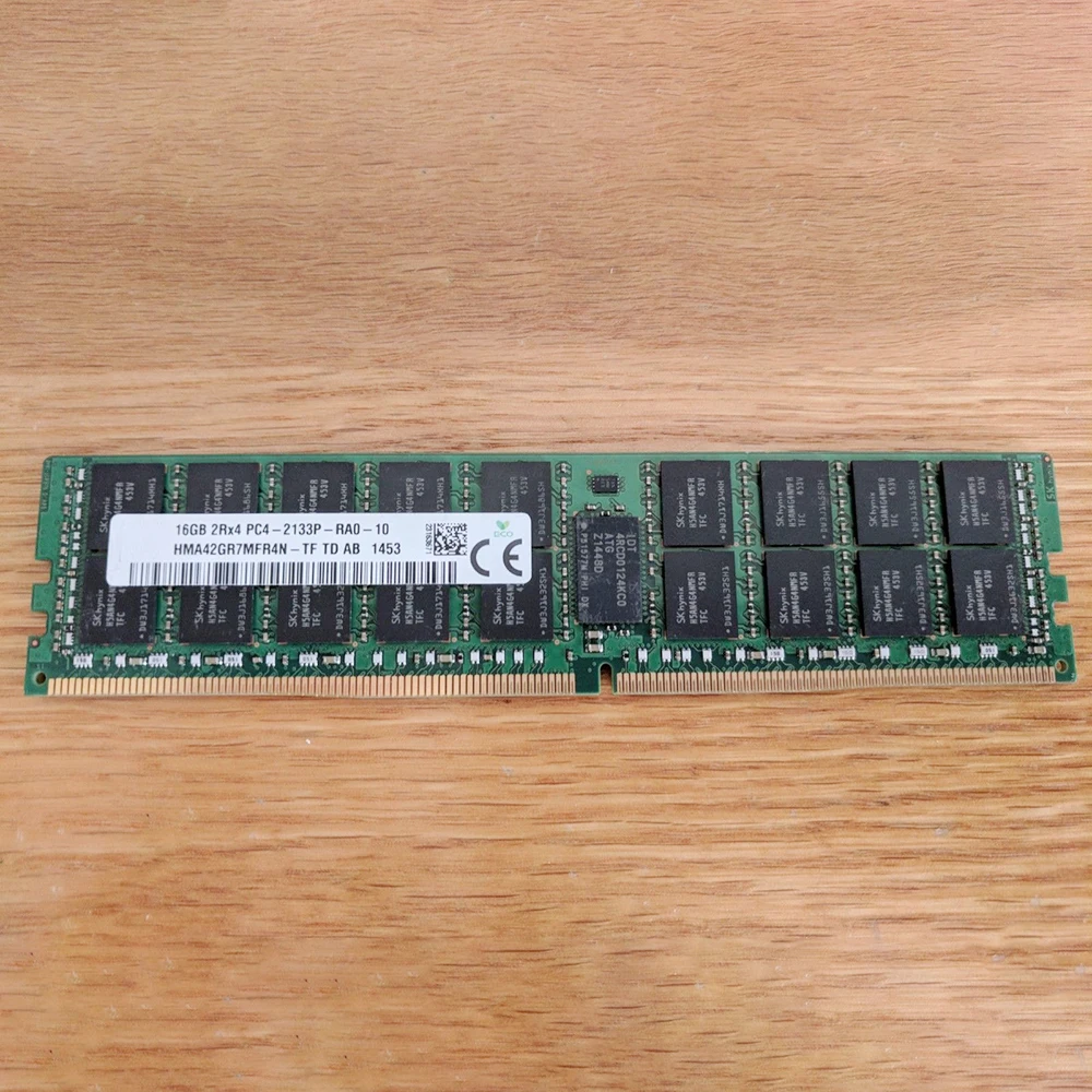

1 Pcs For SK Hynix RAM 16G 16GB HMA42GR7MFR4N-TF 2RX4 PC4-2133P ECC DDR4 Server Memory